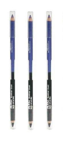 Lot of 3 - nyc eye liner duet pencil #886 through the storm, Eyeliner, nyc, makeupdealsdirect-com, [variant_title], [option1]