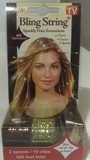 Bling String Sparkly Hair Extension 400 Applications (Pick Yours), Hair Extensions, reddonut, makeupdealsdirect-com, Brown and Gold, Brown and Gold