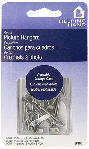 Helping Hand Generic Picture Hangers 16 Pcs, Hooks & Hangers, Helping Hand, makeupdealsdirect-com, [variant_title], [option1]