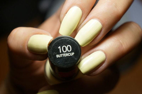 Revlon Colorstay Nail Polish Lacquer In BUTTERCUP #100 ~ Pastel Yellow, Nail Polish, Revlon, makeupdealsdirect-com, [variant_title], [option1]