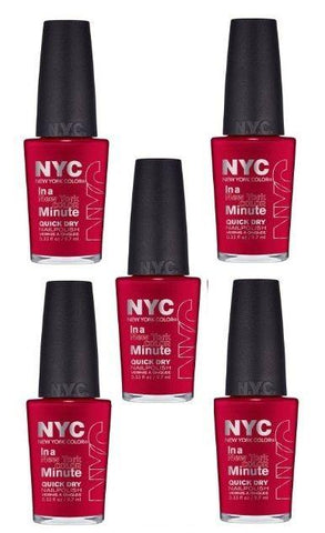 Lot Of 5 - Nyc Minute Nail Polish Madison Avenue, Nail Polish, NYC, makeupdealsdirect-com, [variant_title], [option1]