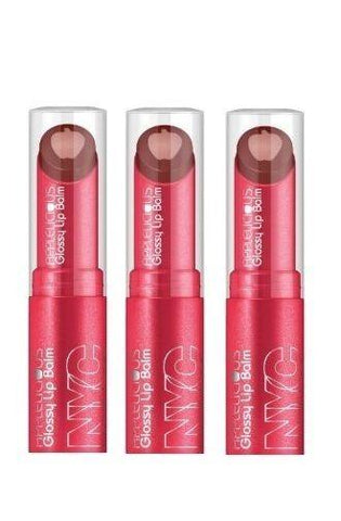 Lot Of 3 - Nyc New York Color Applelicious Glossy Lip Balm Chocolate Apple 352, Lip Gloss, NYC, makeupdealsdirect-com, [variant_title], [option1]