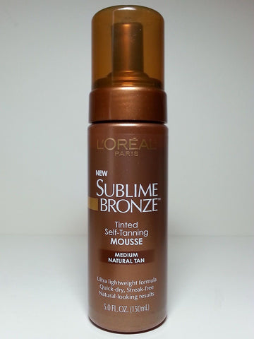 L'Oreal Paris Sublime Bronze Tinted Self-Tanning Mousse 5.0 Fl. Oz., Sunless Tanning Products, L'Oreal, makeupdealsdirect-com, [variant_title], [option1]