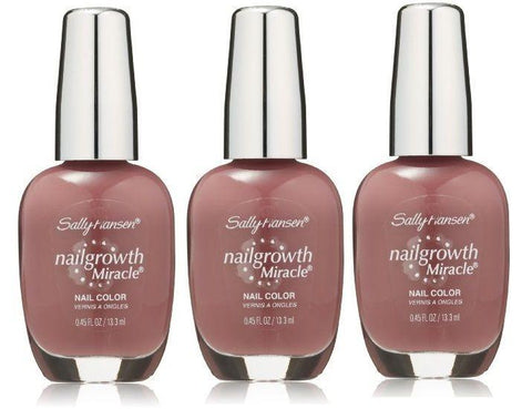 Lot Of 3 - Sally Hansen Nailgrowth Miracle Nail Polish 270 Gorgeous Grape, Nail Polish, Sally Hansen, makeupdealsdirect-com, [variant_title], [option1]