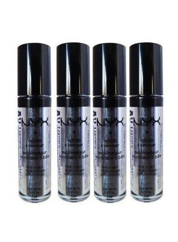 Lot of 4 - Nyx Roll on Eye Shimmer Onyx Multi Colored Glitter, Eye Shadow, NYX, makeupdealsdirect-com, [variant_title], [option1]