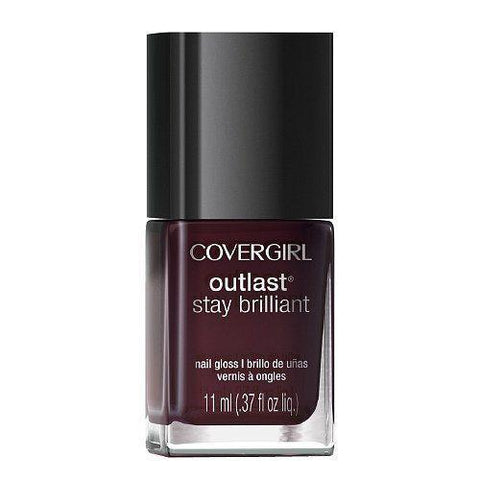 Covergirl Outlast Stay Brilliant Nail Gloss #275 Mancha De Vino /  Wine Stain, Nail Polish, CoverGirl, makeupdealsdirect-com, [variant_title], [option1]