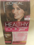 L'Oreal Healthy Look Creme Gloss Hair Color CHOOSE YOUR COLOR, Hair Color, Hair, makeupdealsdirect-com, 6G Light Golden Brown, 6G Light Golden Brown