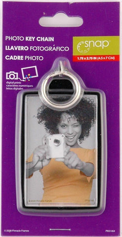 Snap 1.75-inch-by-2.75-inch Black Photo Key Ring, Key Chains, Pinnacle Frames and Accents, makeupdealsdirect-com, [variant_title], [option1]