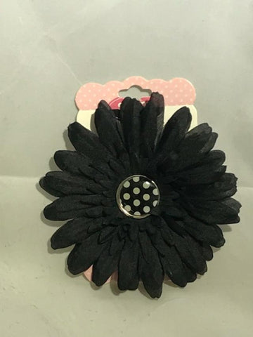 Gimme Clips Hair Accessory Variety, Choose Your Color, Hair Accessories, reddonut, makeupdealsdirect-com, 002706 black flower, 002706 black flower