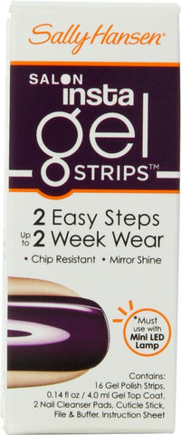 Sally Hansen INSTA GEL Strips, 16-Strips-Chip Resistant #330 - TROUBLEMAKER, Manicure/Pedicure Tools & Kits, Sally Hansen, makeupdealsdirect-com, [variant_title], [option1]