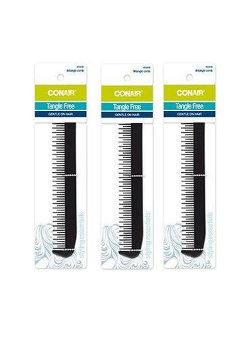 Lot Of 3 - Conair Tangle Free Detangle Comb Styling Essentials Gentle On Hair, Brushes & Combs, Conair, makeupdealsdirect-com, [variant_title], [option1]