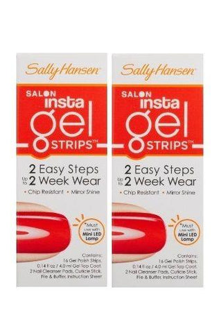 LOT OF 2 -Sally Hansen INSTA GEL Strips, 16-Strips Chip Resistant 250 GET JUICED, Manicure/Pedicure Tools & Kits, Sally Hansen, makeupdealsdirect-com, [variant_title], [option1]