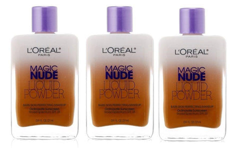Lot Of 3 L'oreal Magic Nude Liquid Powder #332 Soft Sable, Foundation, L'OREAL, makeupdealsdirect-com, [variant_title], [option1]