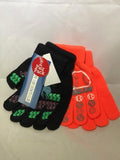 Winter Essentials 2 Pack Gloves, Neckwarmer, Scarves, Gloves, Gloves & Mittens, reddonut, makeupdealsdirect-com, black&orange gloves, black&orange gloves