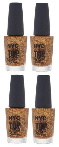 LOT OF 4 - N.Y.C. New York Color Minute Nail Enamel, Top of the gold, Manicure/Pedicure Tools & Kits, NYC, makeupdealsdirect-com, [variant_title], [option1]