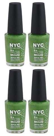 Lot of 4 - Nyc New York in a Minute Quick Dry Nail Polish High Line Green #298, Nail Polish, NYC, makeupdealsdirect-com, [variant_title], [option1]