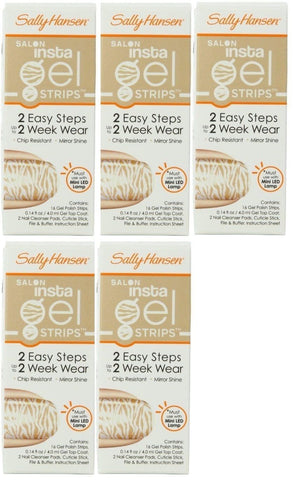 Lot Of 5 - Sally Hansen Insta Gel Strips #380 Faux Real, Gel Nails, Sally Hansen, makeupdealsdirect-com, [variant_title], [option1]