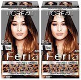 L'Oreal Paris Feria Intense Ombre Hair Color, Soft Black To Black O40, Hair Color, L'Oreal, makeupdealsdirect-com, Pack of 2, Pack of 2
