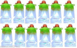 Reusable Baby Food Squeeze Pouches Snacks & Drink Bpa Free *choose Your Pack*, Feeding Sets, Unisex, makeupdealsdirect-com, Pack of 12, Pack of 12