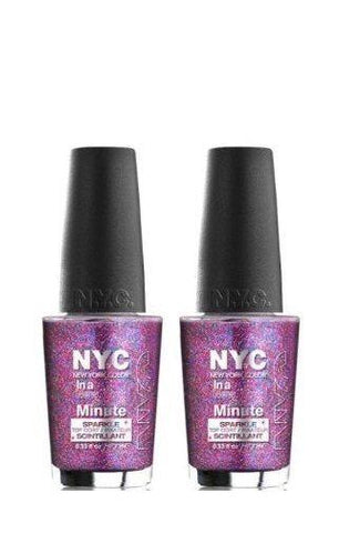 Lot Of 2 - New York Color In A New York Color Minute Nail Polish Big City Dazzle, Nail Polish, NYC, makeupdealsdirect-com, [variant_title], [option1]