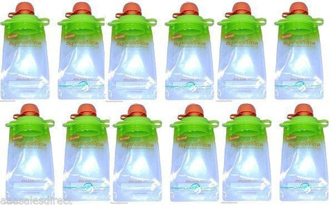 12-pack Refillable Baby Food Pouch Great For Snacks And Drinks Usa Seller, Other Baby Dishes, BOOGINHEAD SQUEEZEMS, makeupdealsdirect-com, [variant_title], [option1]