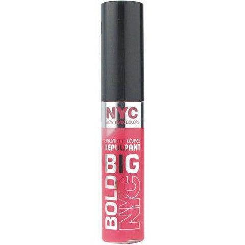 NYC  Full On Fuchsia Big Bold Gloss -, Lip Gloss, NYC, makeupdealsdirect-com, [variant_title], [option1]