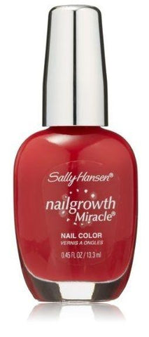 New Store Pull Sally Hansen Nail Growth Miracle 330 Stunning Scarlet Nail Polish, Nail Polish, Sally Hansen, makeupdealsdirect-com, [variant_title], [option1]