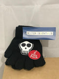 Winter Essentials 2 Pack Gloves, Neckwarmer, Scarves, Gloves, Gloves & Mittens, reddonut, makeupdealsdirect-com, 2 Pack Kids Black Gloves with Skull, 2 Pack Kids Black Gloves with Skull