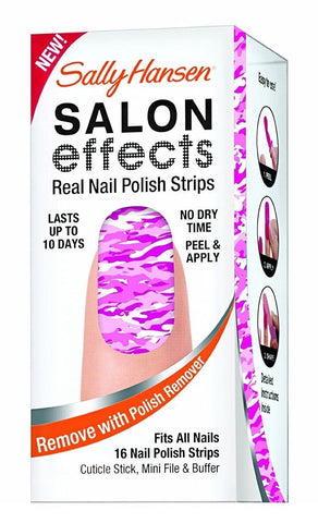 Sally Hansen Salon Effects Real Nail Polish Strips, 370 Booty Camp, Nail Art Accessories, Sally Hansen, makeupdealsdirect-com, [variant_title], [option1]