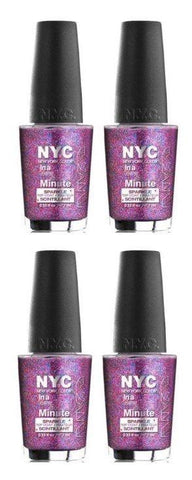 Lot of 4 - New York Color in a New York Color Minute Nail Polish Big City Dazzle, Nail Polish, NYC, makeupdealsdirect-com, [variant_title], [option1]