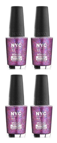 Lot of 4 - New York Color in a New York Color Minute Nail Polish Big City Dazzle, Nail Polish, NYC, makeupdealsdirect-com, [variant_title], [option1]