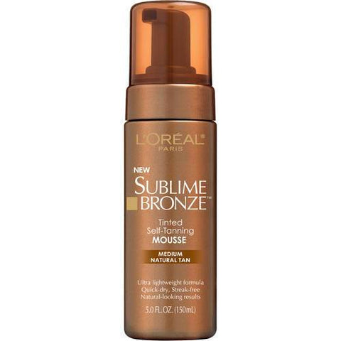 Sublime Bronze Tinted Self Tanning Lotion 5 Oz Medium Natural Tan, Sunless Tanning Products, Loreal, makeupdealsdirect-com, [variant_title], [option1]