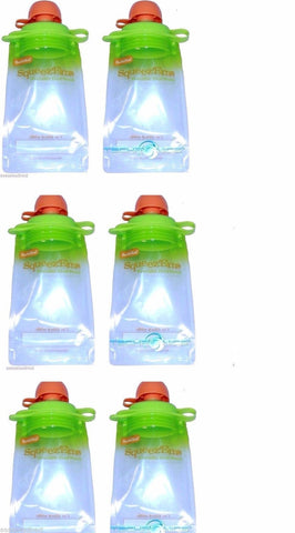 (6-pack) Snack Pack Refillable Baby Food Pouch - Reusable Squeeze Pouch Bpa Free, Other Baby Dishes, Booginhead, makeupdealsdirect-com, [variant_title], [option1]