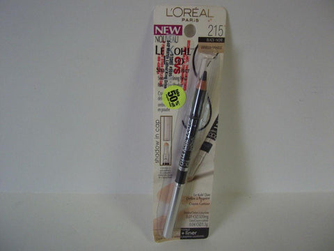 L'Oreal LE KOHL DUO Defining Pencil Eyeshadow ##BLACK VANILLA 215, Eye Shadow, L'Oréal, makeupdealsdirect-com, [variant_title], [option1]