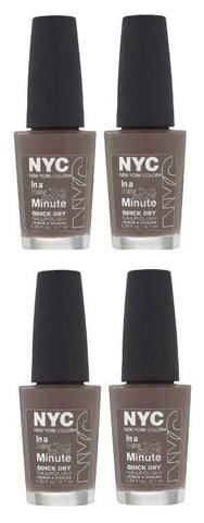 Lot of 4 - Nyc in a New York Color Minute Quick Dry Nail Polish, Park Ave, Nail Polish, N.Y.C., makeupdealsdirect-com, [variant_title], [option1]