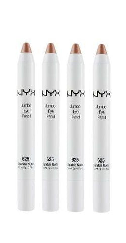 Lot of 4 - New Nyx Cosmetics Jumbo Eye Pencil Color Sparkling Nude Jep625, Eye Shadow, NYX, makeupdealsdirect-com, [variant_title], [option1]