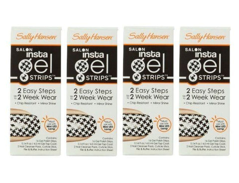 LOT OF 4 Sally Hansen INSTA GEL Strips 16-Strips-Chip Resistant #440 BONUS CHECK, Manicure/Pedicure Tools & Kits, Sally Hansen, makeupdealsdirect-com, [variant_title], [option1]