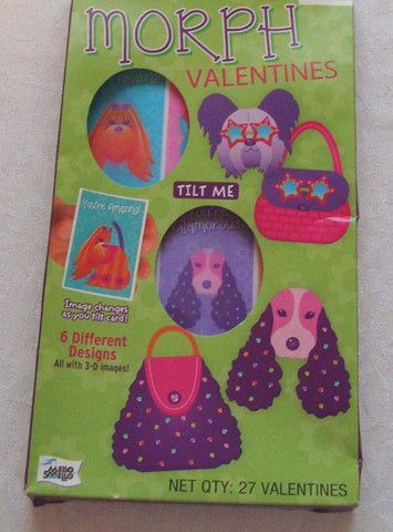 Valentines Day Cards Lenticular 3D Dino Dogs Pony CHOOSE DESIGN, Valentine's Day, reddonut, makeupdealsdirect-com, Pets to Purses (27 Valentines), Pets to Purses (27 Valentines)
