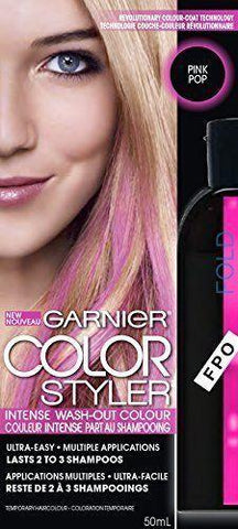 Garnier Color Styler Intense Wash-Out Color CHOOSE YOUR COLOR, Hair Color, Garnier, makeupdealsdirect-com, Pink Pop, Pink Pop