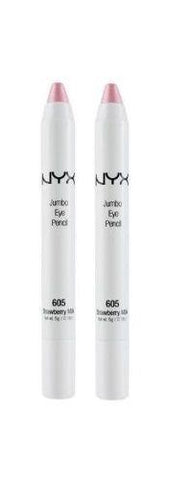 Lot Of 2 - Nyx Jumbo Eye Pencil Shadow Liner 605 Strawberry Milk, Eye Shadow, NYX, makeupdealsdirect-com, [variant_title], [option1]