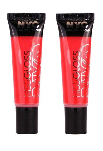 Lot Of 2 - N.yc. Kiss Gloss 532 Park Ave Punch, Lip Gloss, NYC, makeupdealsdirect-com, [variant_title], [option1]