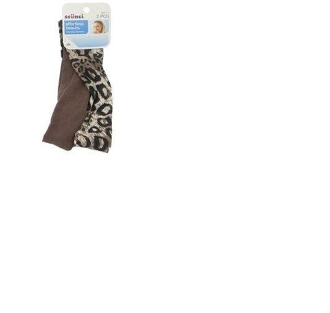 Scunci Effortless Beauty 2pcs Headband, Choose Your Color, Hair Accessories, Scunci, makeupdealsdirect-com, brown and leopard spots, brown and leopard spots