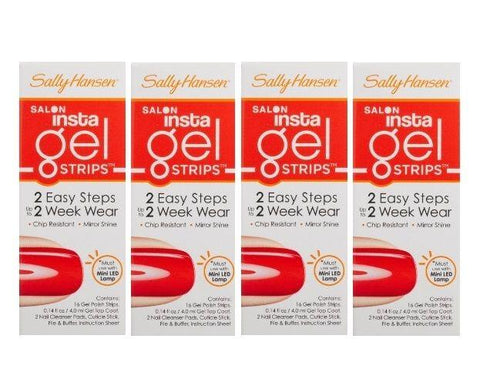 Lot of 4 -sally Hansen Insta Gel Strips, 16-strips Chip Resistant 250 Get Juiced, Manicure/Pedicure Tools & Kits, Sally Hansen, makeupdealsdirect-com, [variant_title], [option1]