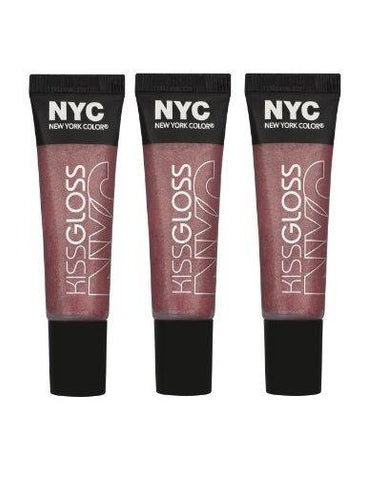 Lot of 3 - N.y.c. / Nyc Kiss Gloss #539 Soho Sweetpea, Lip Gloss, NYC, makeupdealsdirect-com, [variant_title], [option1]