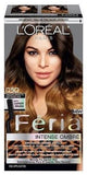 L'Oreal Feria Hair Color Dyes, "Choose Your Shade!", Hair Color, L'Oreal, makeupdealsdirect-com, Dark Brown to Soft Black Hair O50, Dark Brown to Soft Black Hair O50