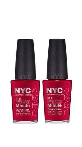 Lot Of 2 - New York Color In A New York Color Minute Nail Polish Madison Avenue, Nail Polish, NYC, makeupdealsdirect-com, [variant_title], [option1]