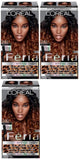 L'Oreal Paris Feria Intense Ombre Hair Color, Black O30, Hair Color, Black, makeupdealsdirect-com, Pack of 3, Pack of 3