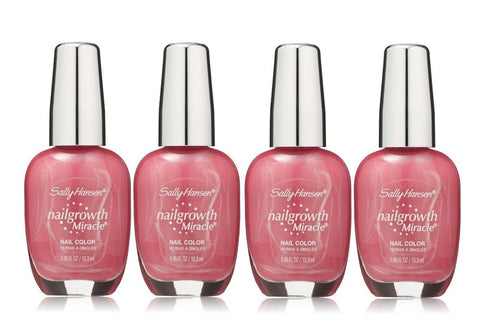 Lot of 4 - Sally Hansen Nailgrowth Miracle 230 Pretty Petunia Nail Color, Nail Polish, SALLY HANSEN, makeupdealsdirect-com, [variant_title], [option1]