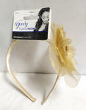 Goody Ouchless Hair Bands, Ties, And Accessories, Hair Ties & Styling Accs, reddonut, makeupdealsdirect-com, Gold Headband w/Flower, 06245, Gold Headband w/Flower, 06245
