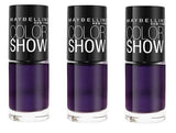Maybelline Colorshow Nail Polish, 280 Plum Paradise Choose Your Pack, Nail Polish, Maybelline, makeupdealsdirect-com, Pack of 3, Pack of 3